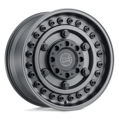 Black Rhino Hard Alloys ARMORY, 18X9.5, 8X165.1, ET6, CB122.4, GUN BLACK 1895ARY068165G22