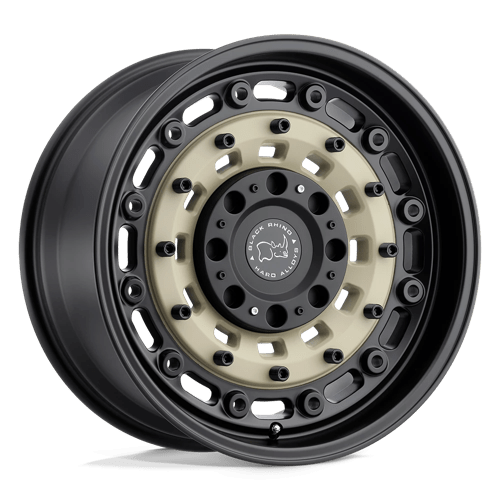 Black Rhino Hard Alloys ARSENAL, 17X9.5, 6X139.7, ET-18, CB112.1, SAND ON BLACK 1795ARS-86140D12