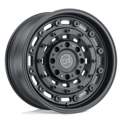 Black Rhino Hard Alloys ARSENAL, 17X9.5, 8X180, ET-18, CB125.1, TEXTURED MATTE BLACK 1795ARS-88180M25
