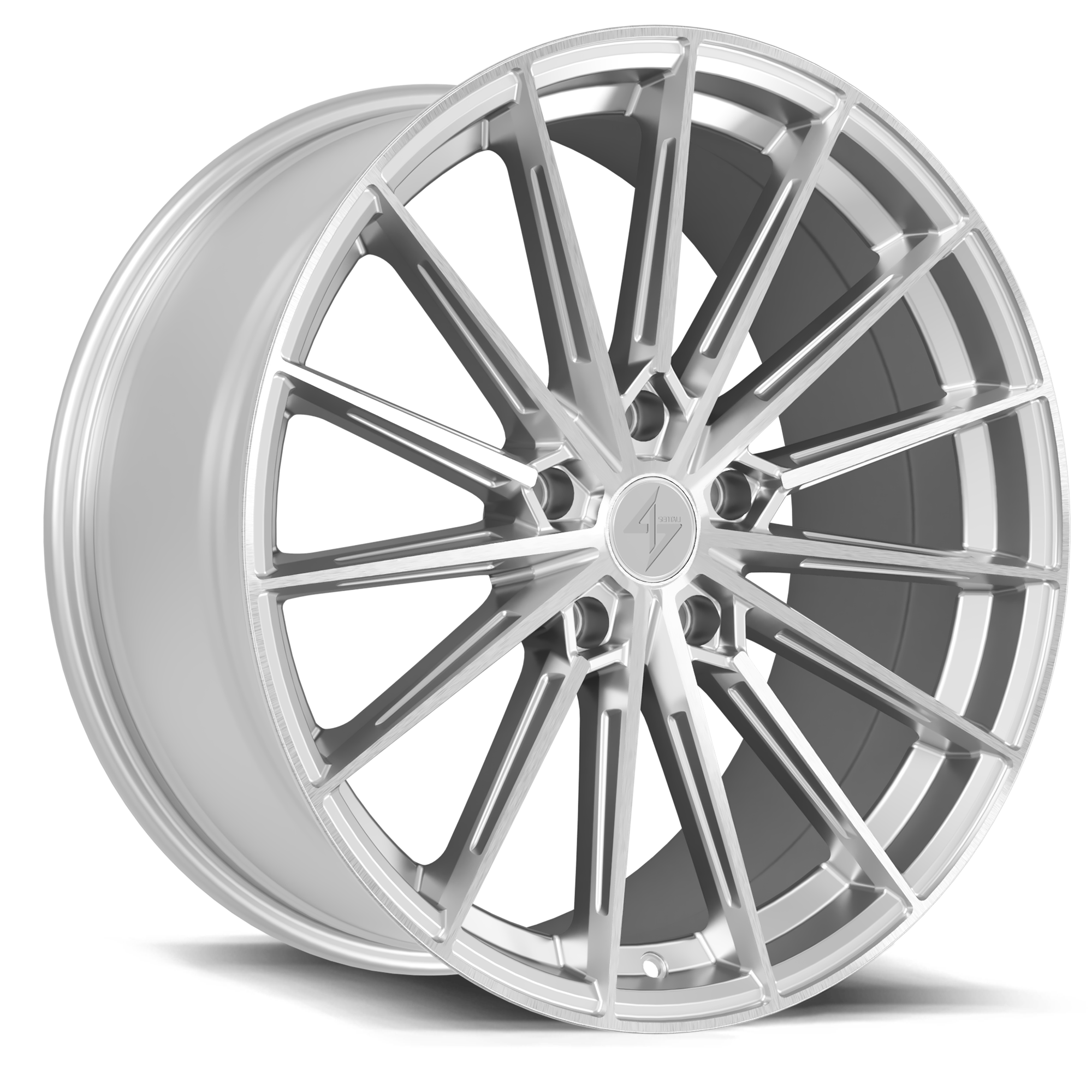 Sentali Street Recoil, 22x9.5, 5x120, ET35, CB72.6, Hyper Silver Diamond Cut