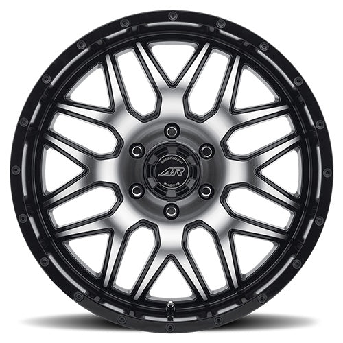 American Racing AR910, 20X9, 6X139.7, ET18, CB108, GLOSS BLACK MACHINED AR91029068318 - Image 2