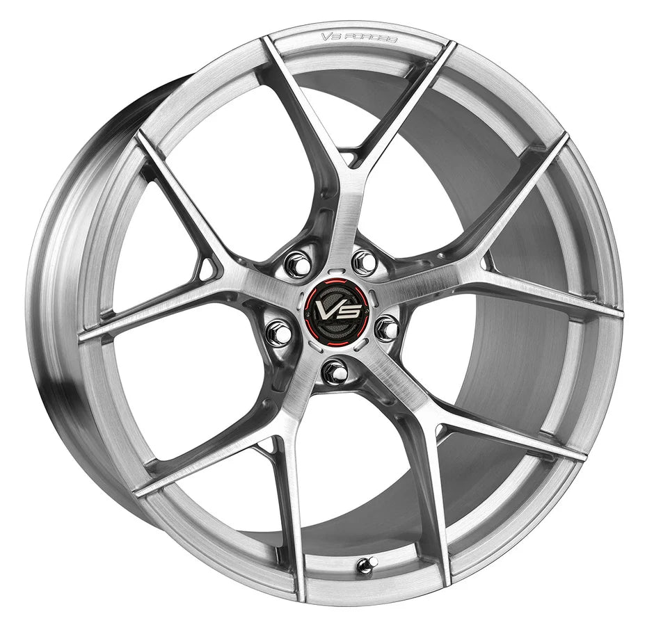 Vertini VF02, Deep Concave Profile Profile, 20X10, 5x100 to 5x132, ET9 to 40, CB54.1 to 84.1, FULL BRUSH CLEAR - Image 1