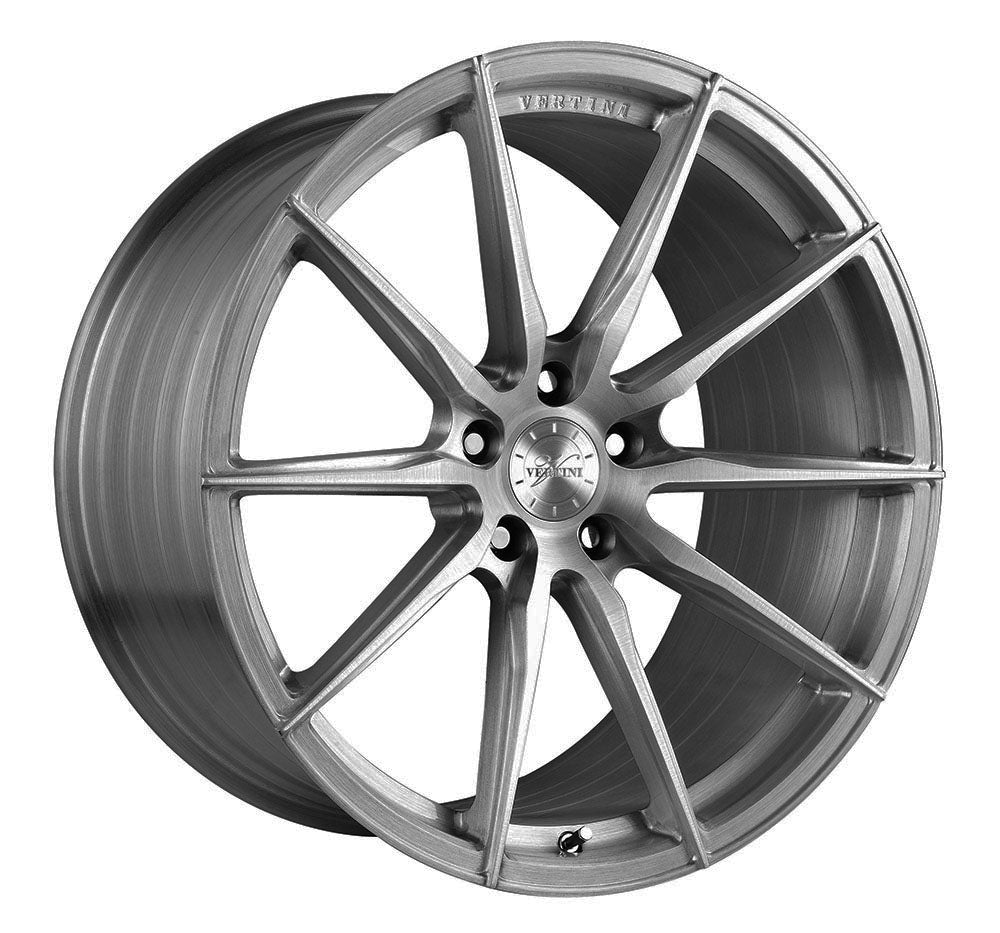 Vertini RFS 1.1, Flat Concave Profile Profile, 20X11, 5x120.65, ET70, CB70.3, Brush Titanium - Image 1