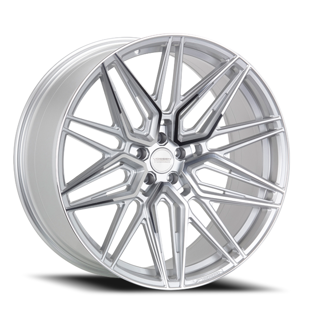 Vossen Wheel HF7 21X9 5x112 Flat Concave Profile ET25 CB66.5 Silver Polished - Image 1