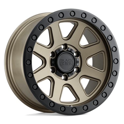 Black Rhino Hard Alloys BAKER, 20X9, 6X139.7, ET12, CB112.1, MATTE BRONZE W/ BLACK RING 2090BKR126140Z12