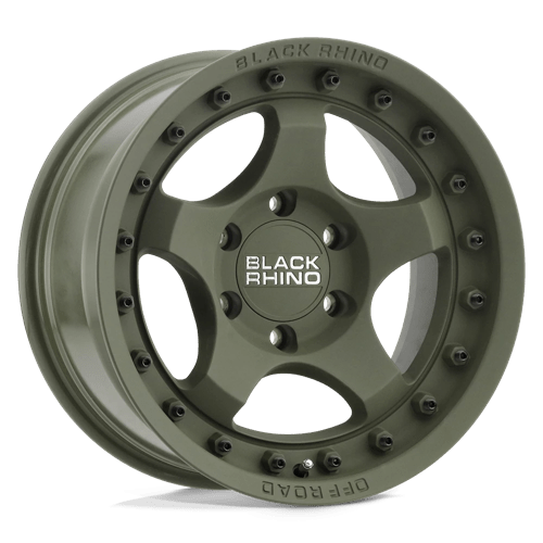 Black Rhino Hard Alloys BANTAM, 18X9, 6X139.7, ET12, CB112.1, OLIVE DRAB GREEN 1890BTM126140N12