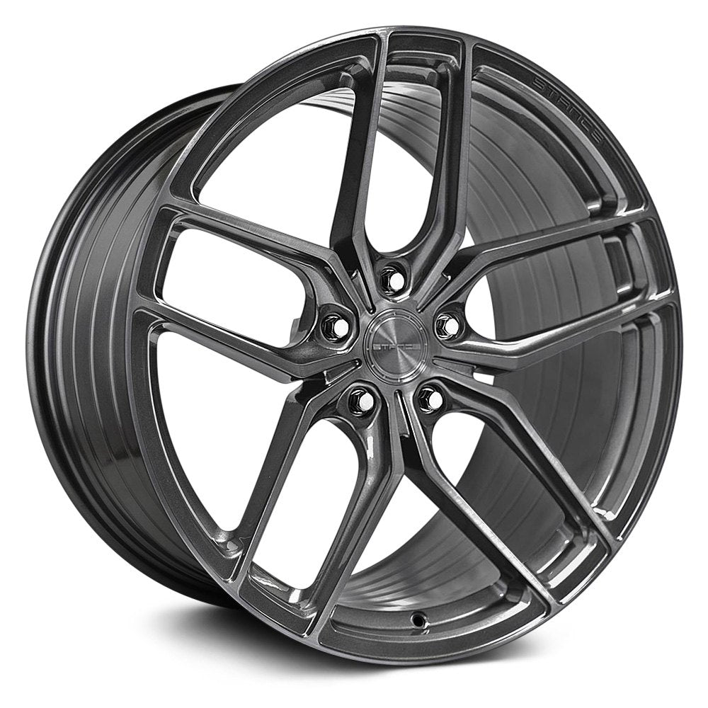 Stance SF03, Flat Concave Profile Profile, 20X9, 5x100 to 5x132, ET15 to 48, CB54.1 to 84.1, Brushed Dual Gunmetal - Image 1