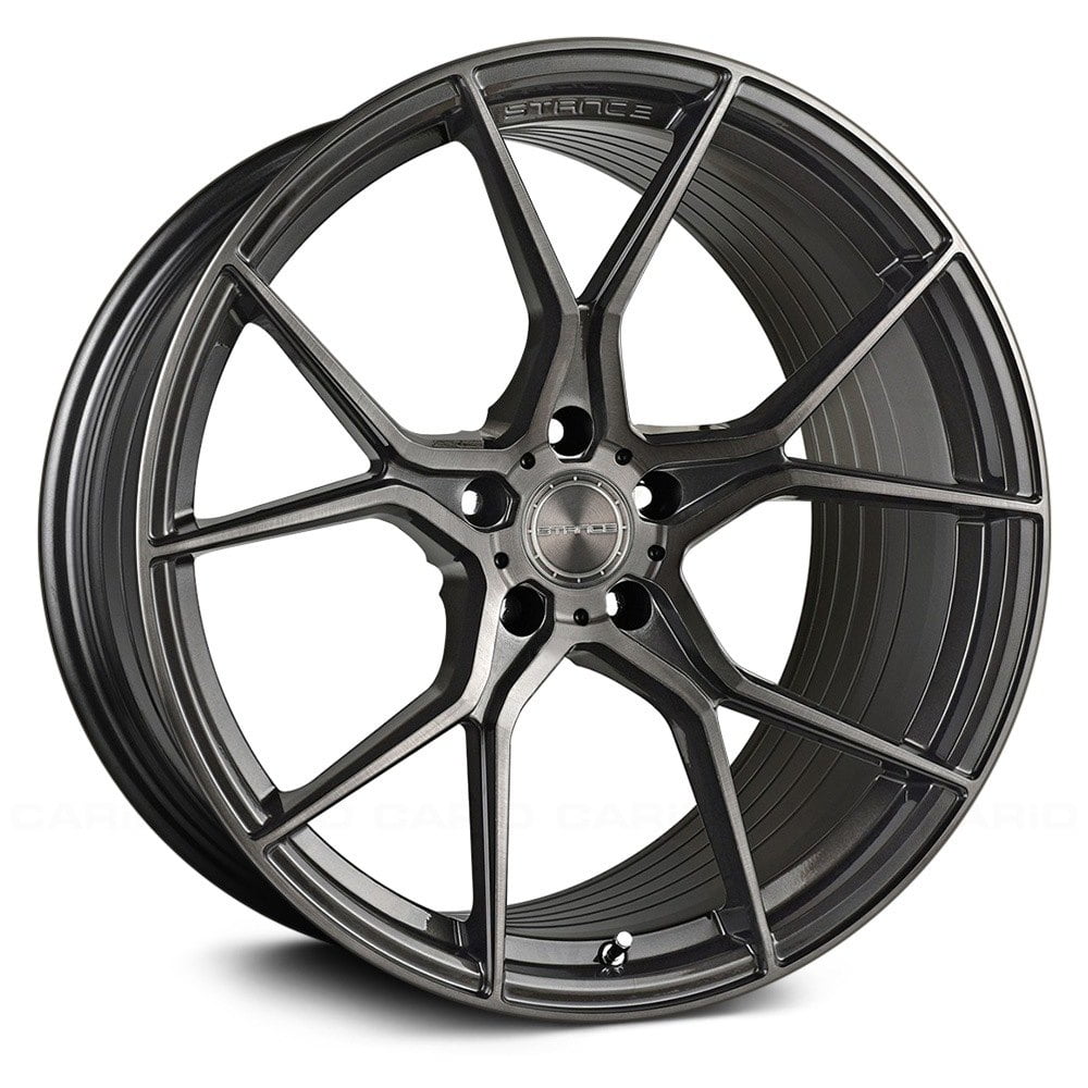 Stance SF07, Super Deep Concave Profile Profile, 20X12, 5x100 to 5x132, ET0 to 42, CB54.1 to 84.1, Brushed Dual Gunmetal - Image 1