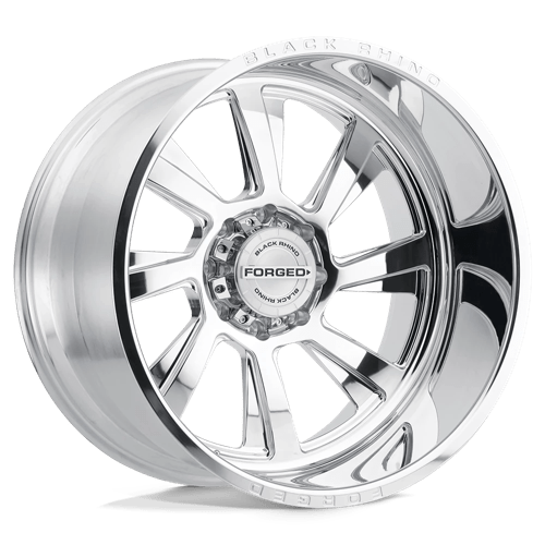 Black Rhino Hard Alloys BLASTER, 24X14, 8X165.1, ET-76, CB122.4, POLISHED - DIRECTIONAL 2414BLR-68165P22R