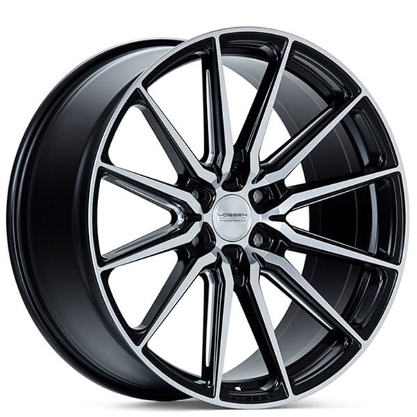 Vossen Wheel HF61 24X10 6x139.7 Deep Concave Profile ET25 CB106.1 Brushed Matte Black - Image 1