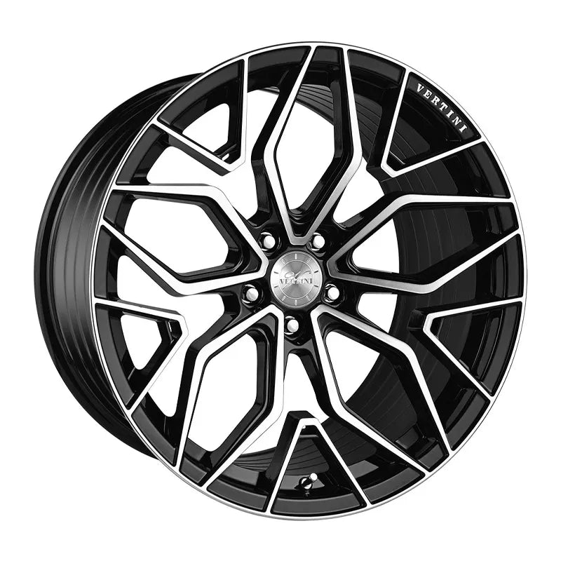 Vertini RFS2.6, Super Deep Concave Profile Profile, 20X11, 5x100 to 5x132, ET15 to 28, CB54.1 to 84.1, BLACK MACHINED - Image 1