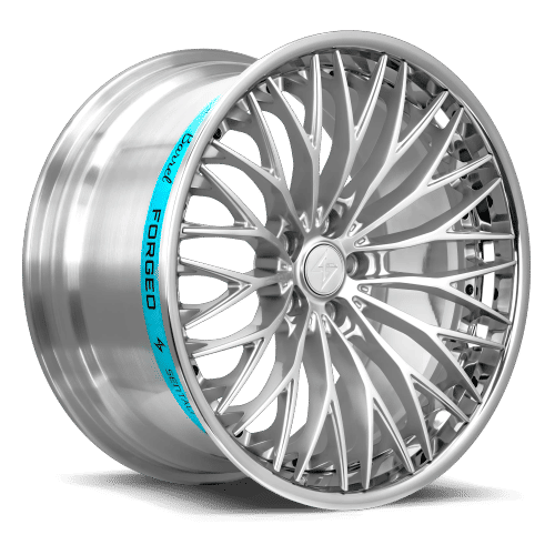 Sentali Barrel SB1, 19x9.5, 5x112, ET38, CB66.6, Polished Lip / Hyper Silver Centre