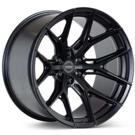 Vossen Wheel HF64 22X9.5 6x135 Deep Concave Profile ET20 CB87.1 Satin Black - Image 1