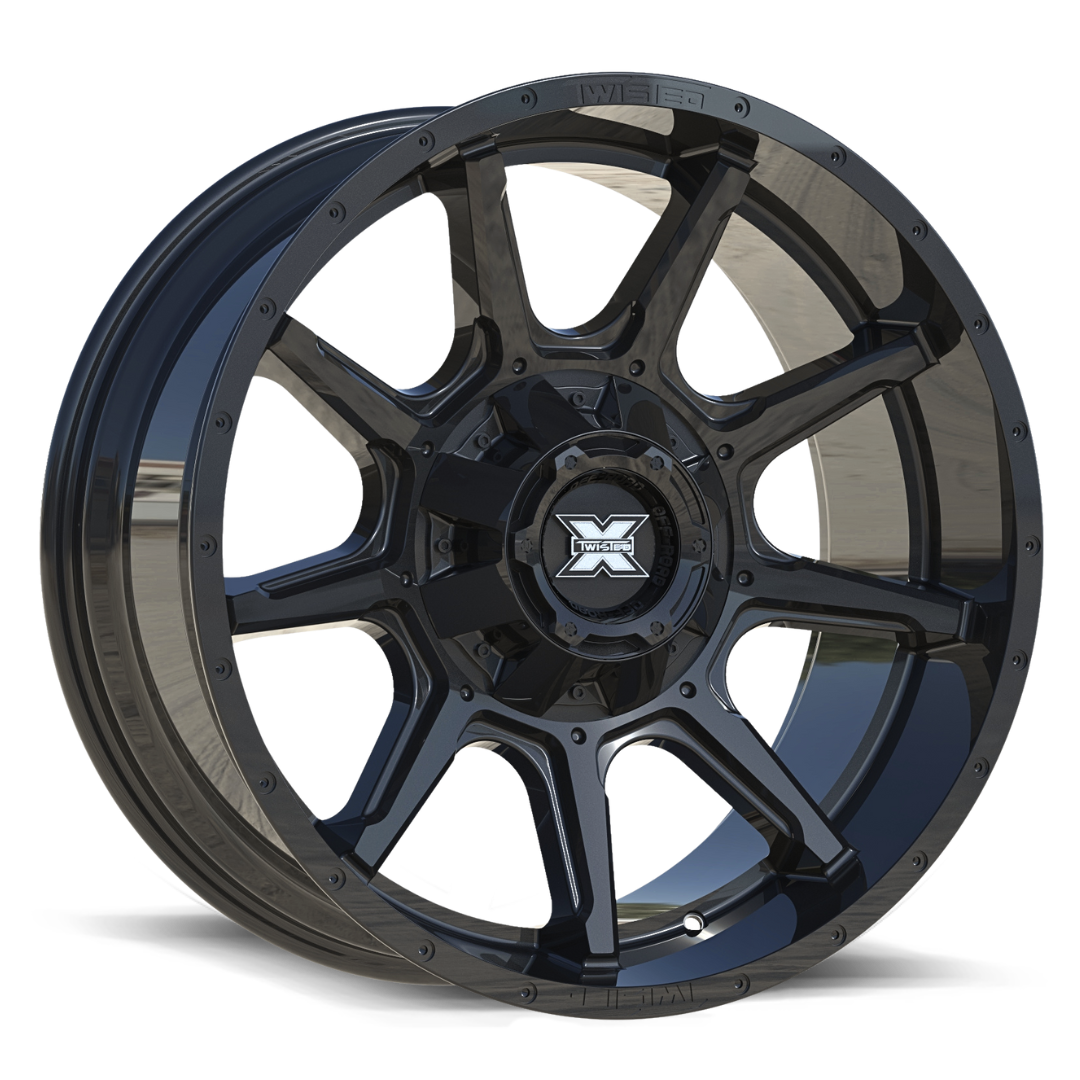 Twisted Off-Road TW2, 22x12, 6x135/6x139.7, ET-44, CB106.4, Gloss Black