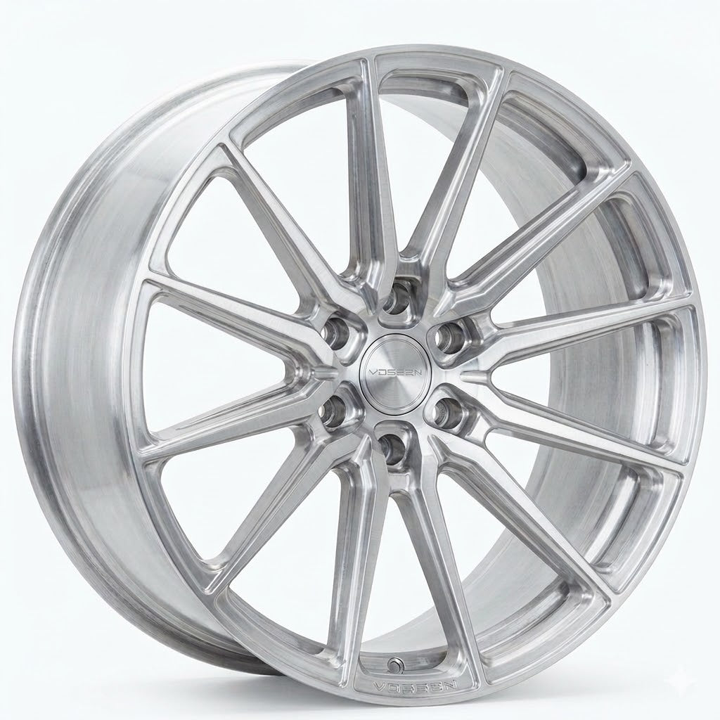Vossen Wheel HF61 22X9.5 6x114.3 to 6x139.7 Deep Concave Profile ET-8 TO +25 CB54.1 to 108.1 Raw (Finish must be Chosen) - Image 1