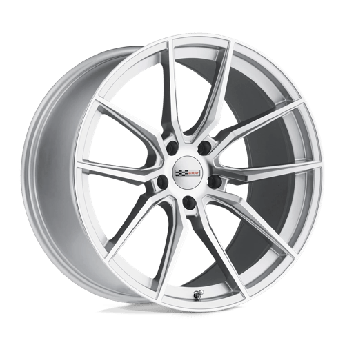 Cray SPIDER, 20X12, 5X120, ET52, CB67.06, SILVER W/ MIRROR CUT FACE 2012CRD525120S67