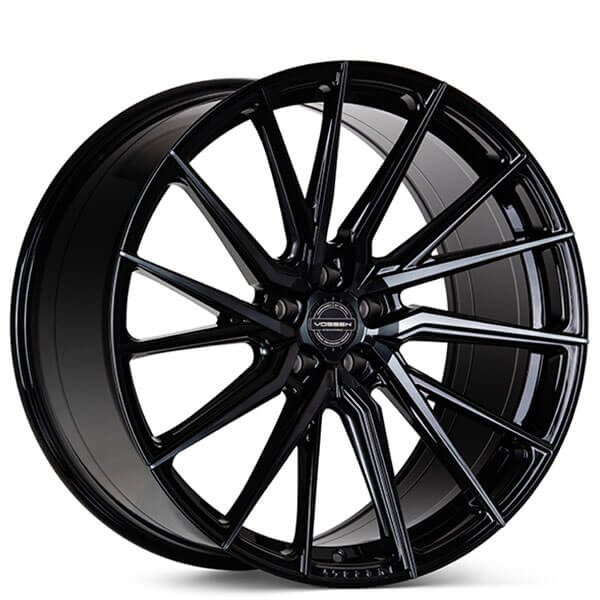 Vossen Wheel HF4T 22X10.5 5x120 Deep Concave Profile ET38 CB72.56 Double Tinted Gloss Black - Image 1