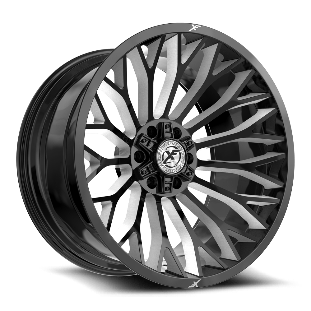 XF Offroad XF-237, 24x14, 5x127/5x139.7, ET-76, CB78.1, Gloss Black Milled
