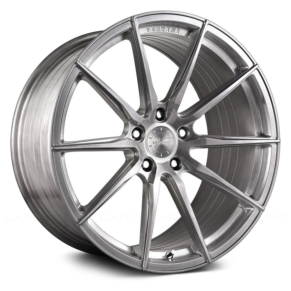Vertini RFS1.1, Deep Concave Profile Profile, 20X10.5, 5x100 to 5x132, ET15 to 45, CB54.1 to 84.1, Brush Titanium - Image 1