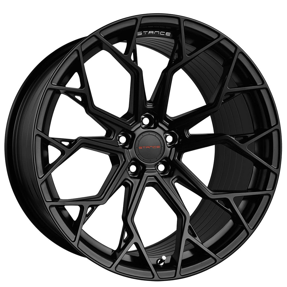 Stance SF10, Deep Concave Profile Profile, 20X10, 5x100 to 5x132, ET15 to 42, CB54.1 to 84.1, Matte Black - Image 1