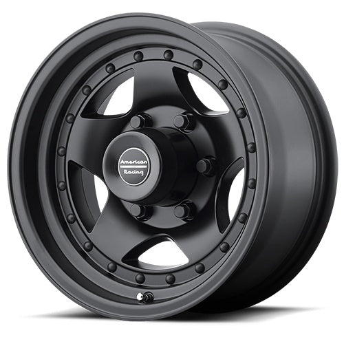 American Racing AR23, 15X10, 5X139.7, ET-44, CB108, SATIN BLACK W/ CLEAR COAT AR235185B - Image 4