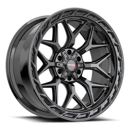 Vortek VRP-504, 20x9, 5x139.7/5x150, ET0, CB110.3, Gloss Black