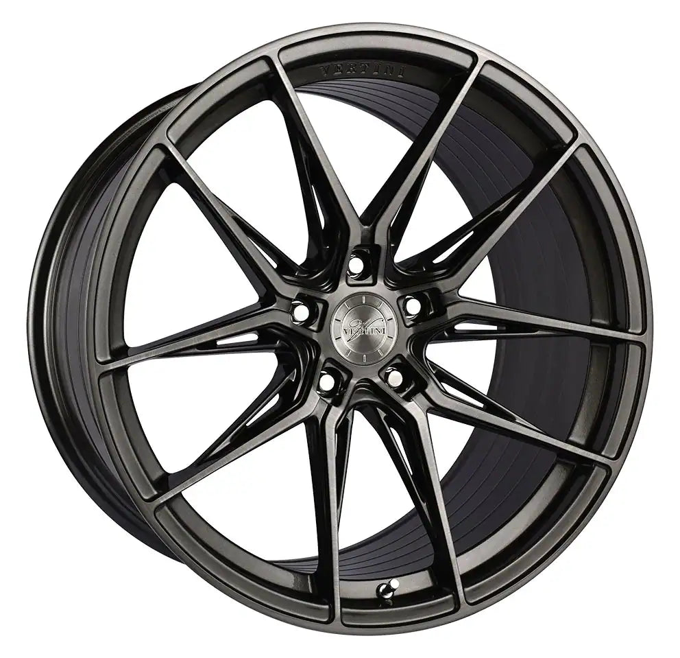 Vertini RFS1.8, Deep Concave Profile Profile, 20X11, 5x120, ET45, CB66.9, BRUSH DUAL GUNMETAL - Image 1