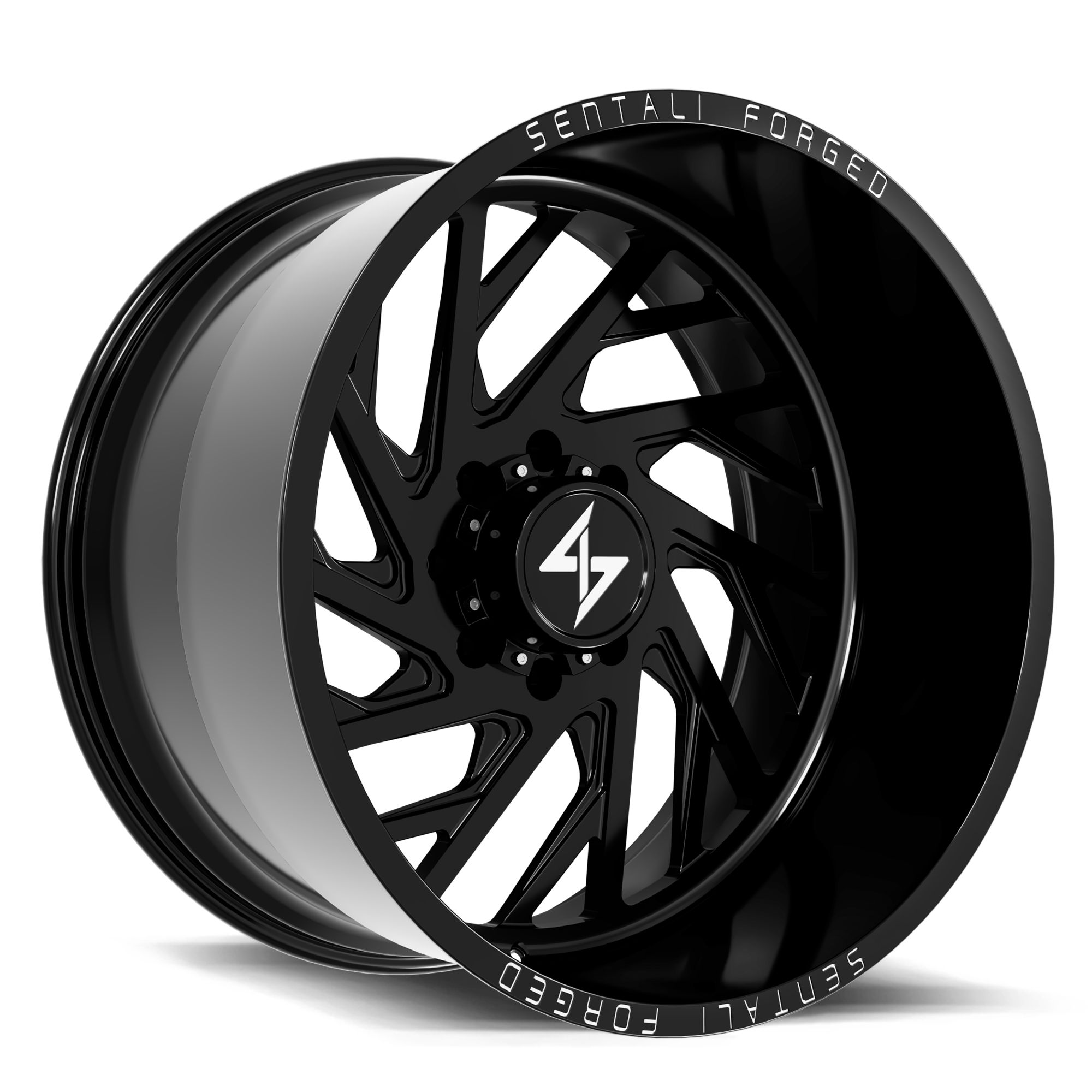 Sentali Forged SF-7, 26x12, 8x165.1, ET-44, CB125.2, Gloss Black - SF726128144GB-L