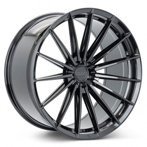 Vossen Wheel HFX4 22X10 6x139.7 Super Deep Concave Profile ET-18 CB106.1 Gloss Black - Image 1