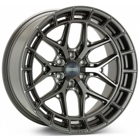 Vossen Wheel HFX1 17X9 6x139.7 Super Deep Concave Profile ET0 CB106.1 Matte Gunmetal - Image 1
