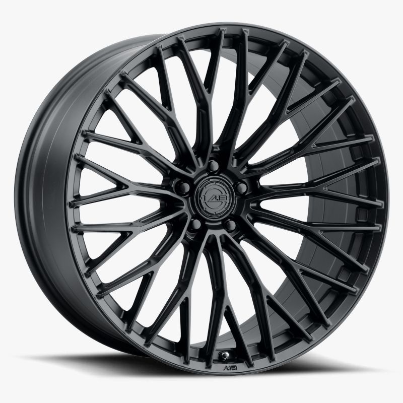 AL13 FR100, Deep Concave Profile, 21x10.5, 5x108 to 5x132, ET2 to 48, CB57.1 to 84.1, Satin Black