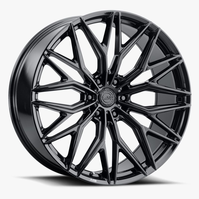AL13 FR86, Deep Concave Profile, 24x10, 6x139.7, ET3, CB77.8, Gloss Black