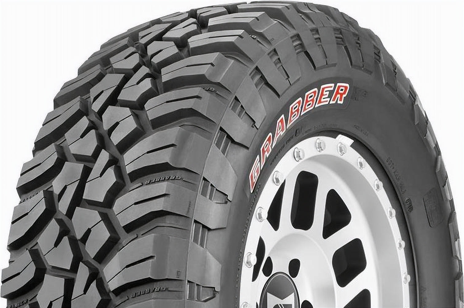 General Tire GRABBER X3 LT33X12.50R17 114Q 1/D BSW - Image 4