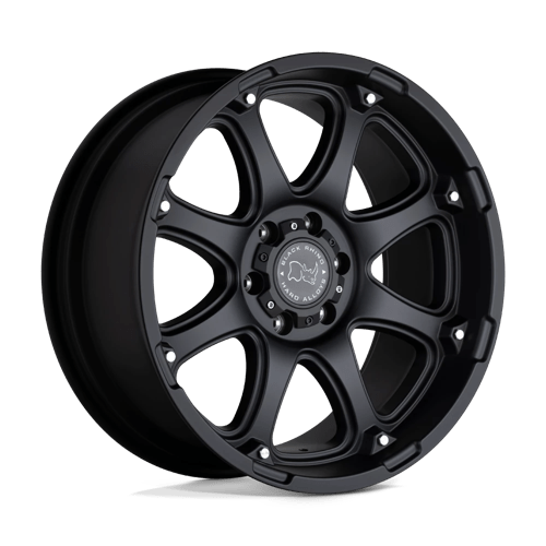 Black Rhino Hard Alloys GLAMIS, 20X9, 6X135, ET-12, CB87.1, MATTE BLACK 2090GLA-26135M87