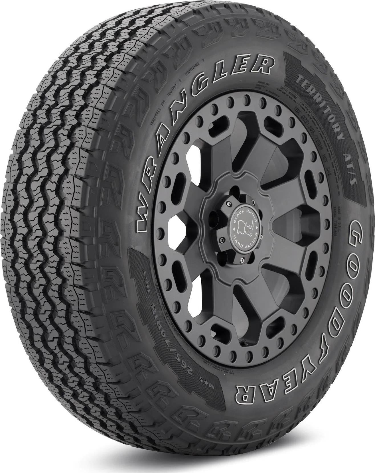 Goodyear WRANGLER TERRITORY AT/S 255/65R18 111T SL OWL - Image 1