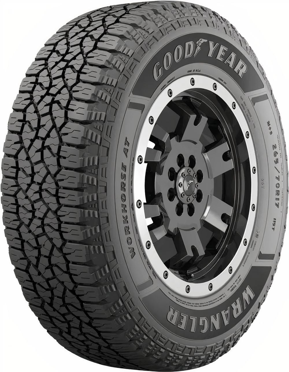Goodyear WRANGLER WORKHORSE AT 245/70R16 107T SL OWL - Image 1