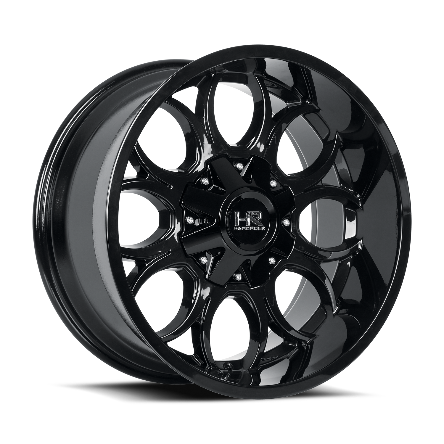 Hardrock Offroad Horseshoe, 20x12, 6x135/139.7, ET-51, CB108, Gloss Black