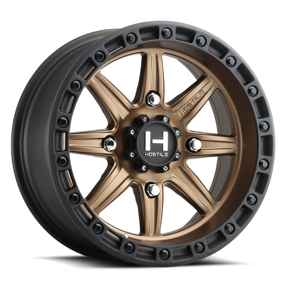 Hostile (UTV) Alpha, 15x8, 4x137, ET0, CB110.2, Bronze