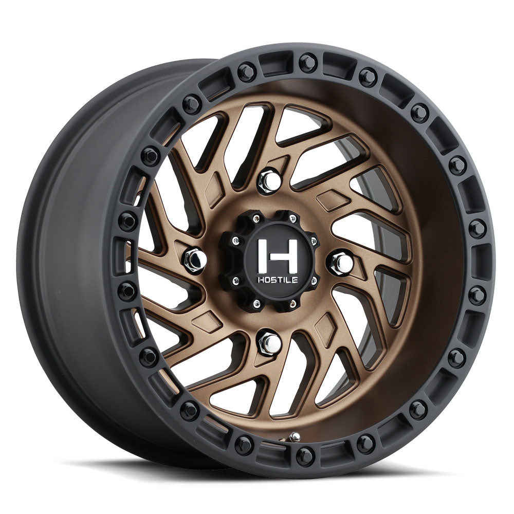 Hostile (UTV) Jigsaw, 15x8, 4x156, ET0, CB132, Bronze