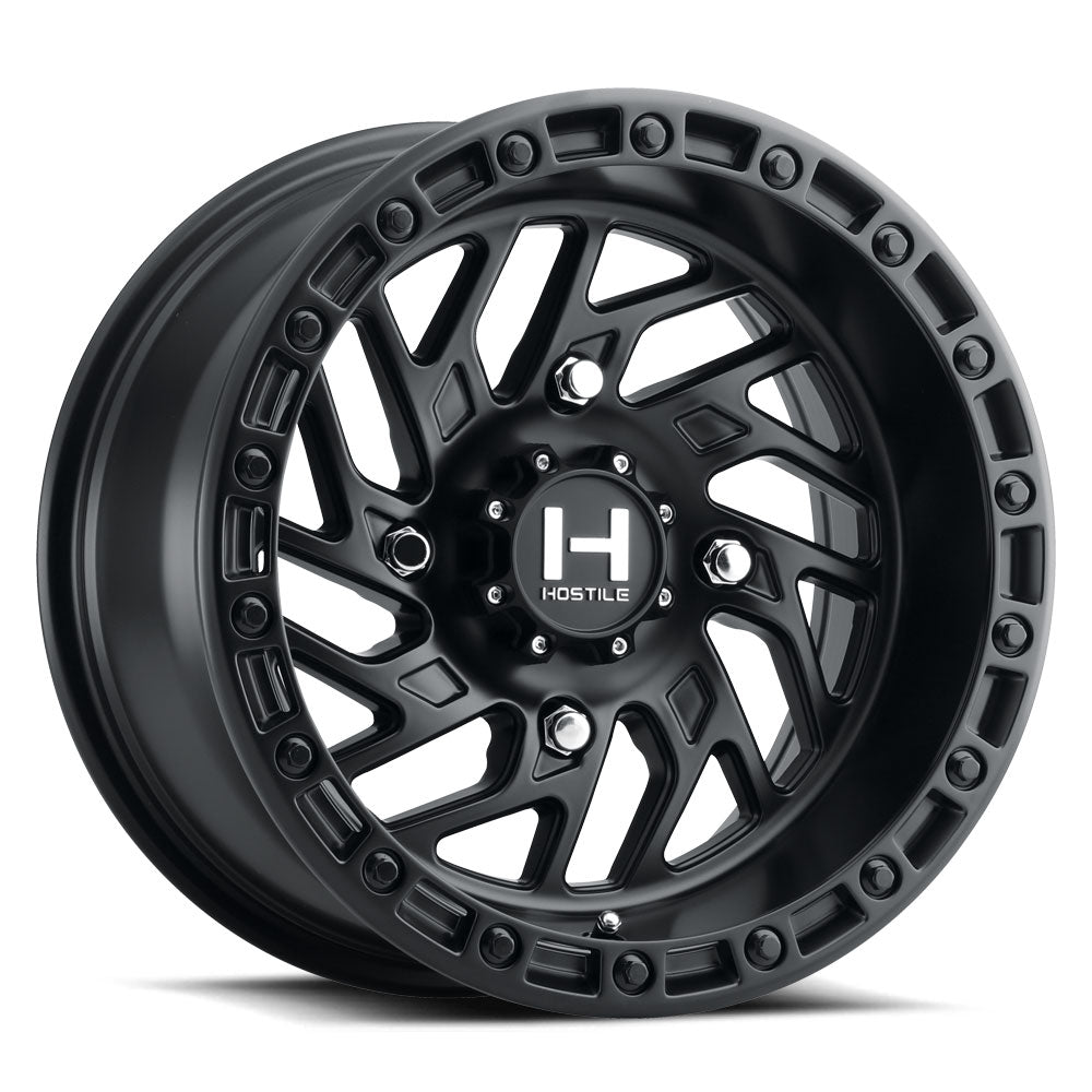 Hostile (UTV) Jigsaw, 15x8, 4x156, ET0, CB132, Asphalt (Satin)