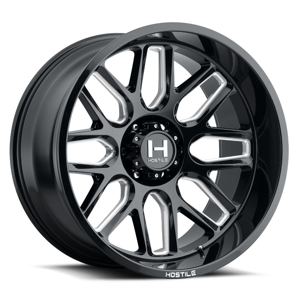 Hostile Vulcan (Truck Series) 20x10, 6x139.7, ET-19, CB106.1, Blade Cut - H120-2010655047B