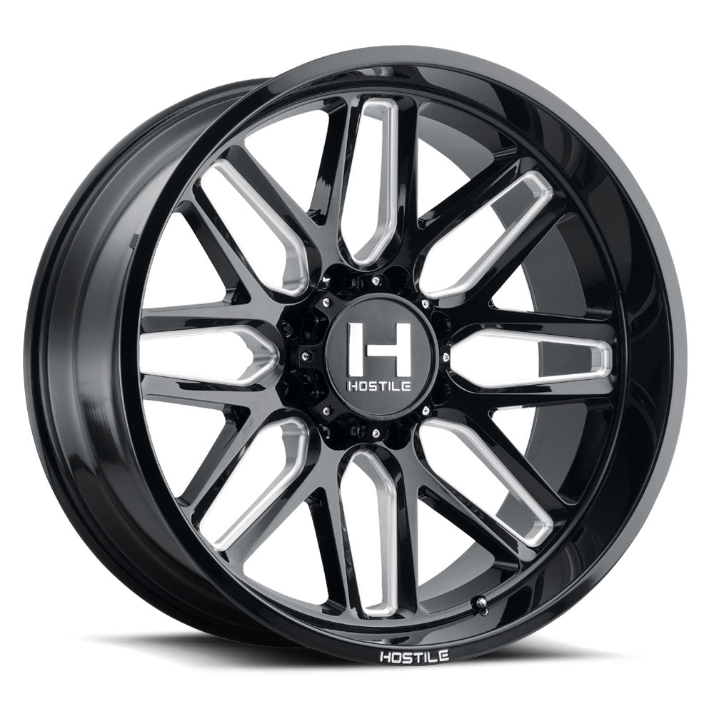 Hostile Vulcan (Truck Series) 20x10, 8x165.1, ET-19, CB125.2, Blade Cut - H120-2010816547B