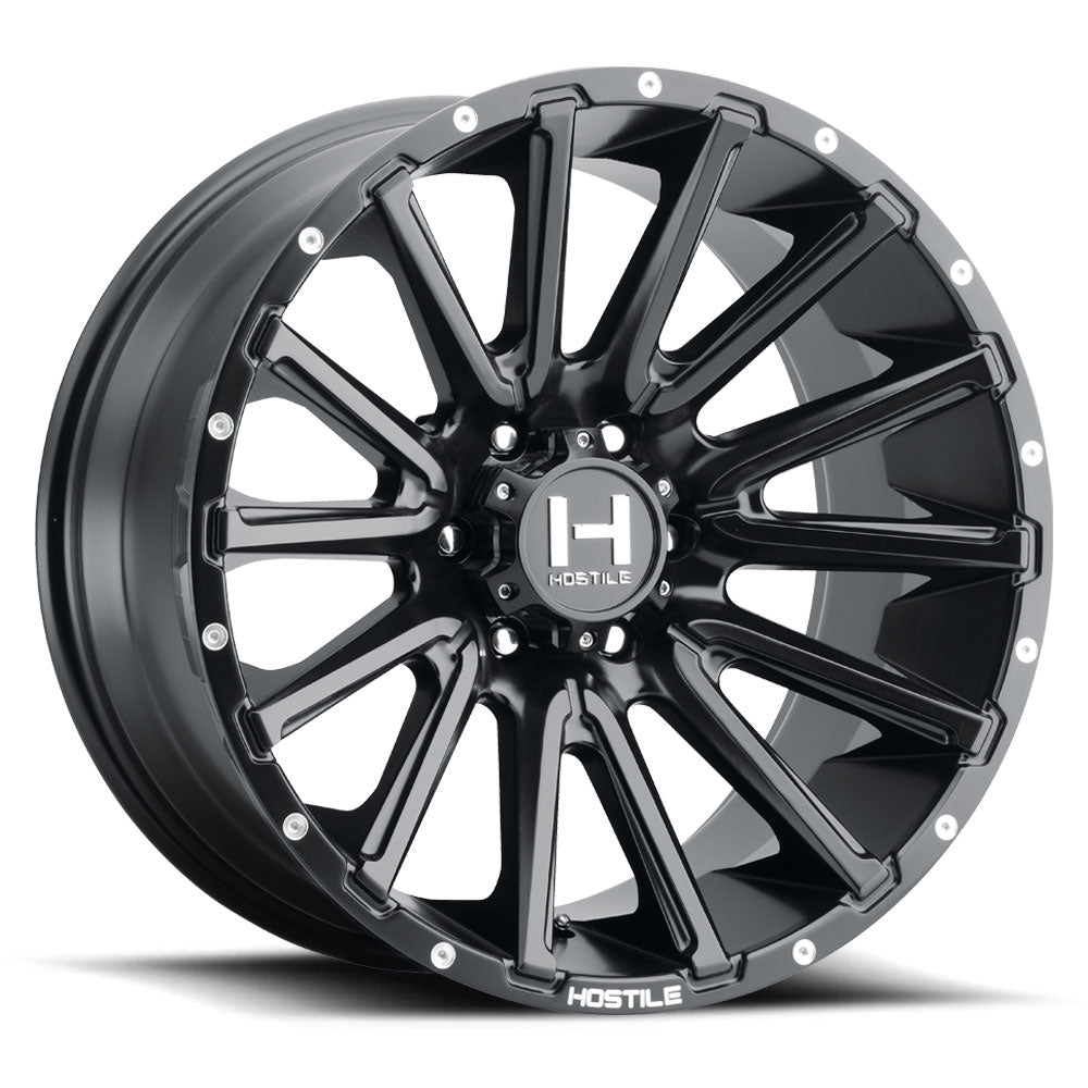Hostile Typhoon (Truck Series) 20x12, 6x135, ET-44, CB87, Asphalt - H123-2012613547BB