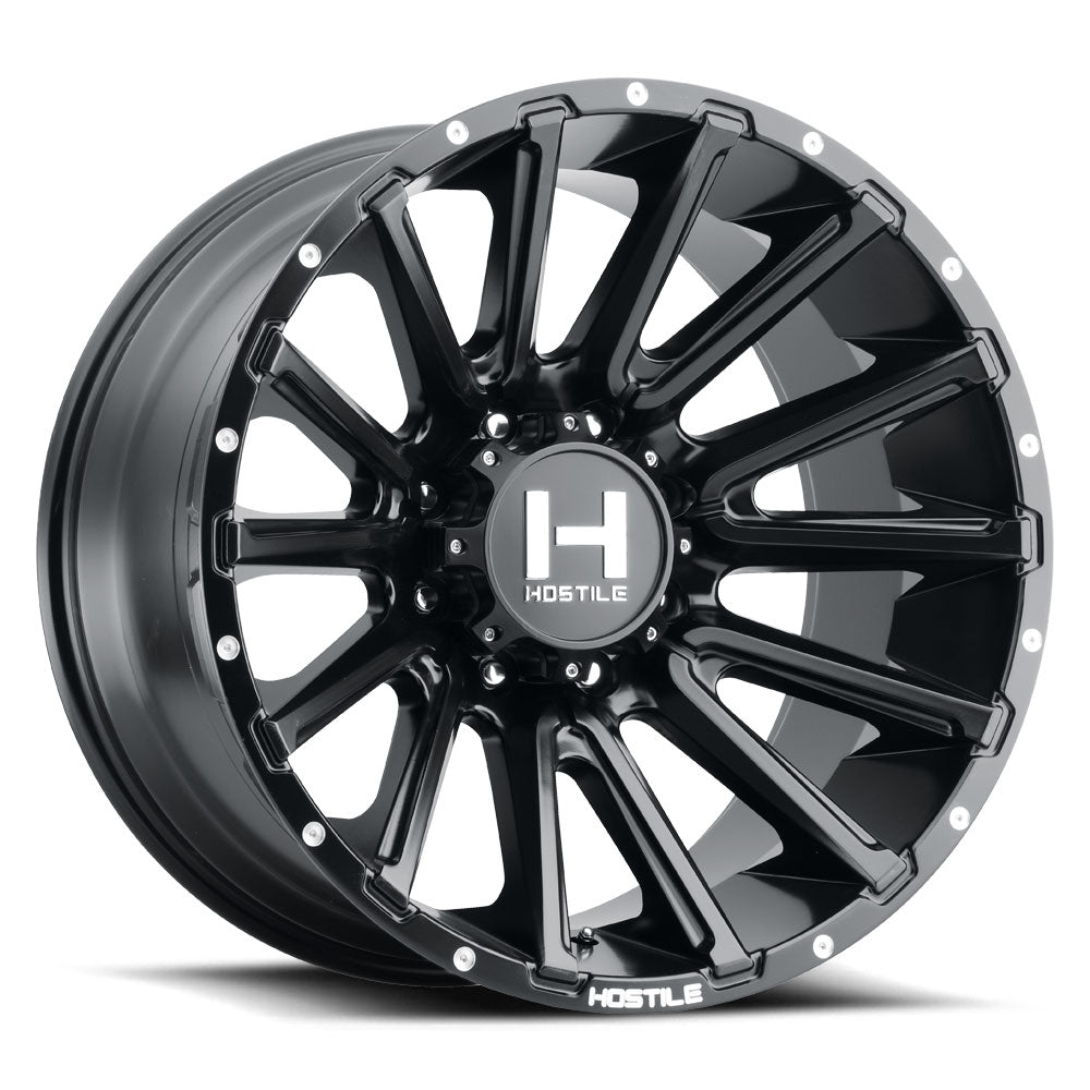 Hostile Typhoon (Truck Series) 20x12, 8x180, ET-44, CB125.2, Asphalt - H123-2012818047BB
