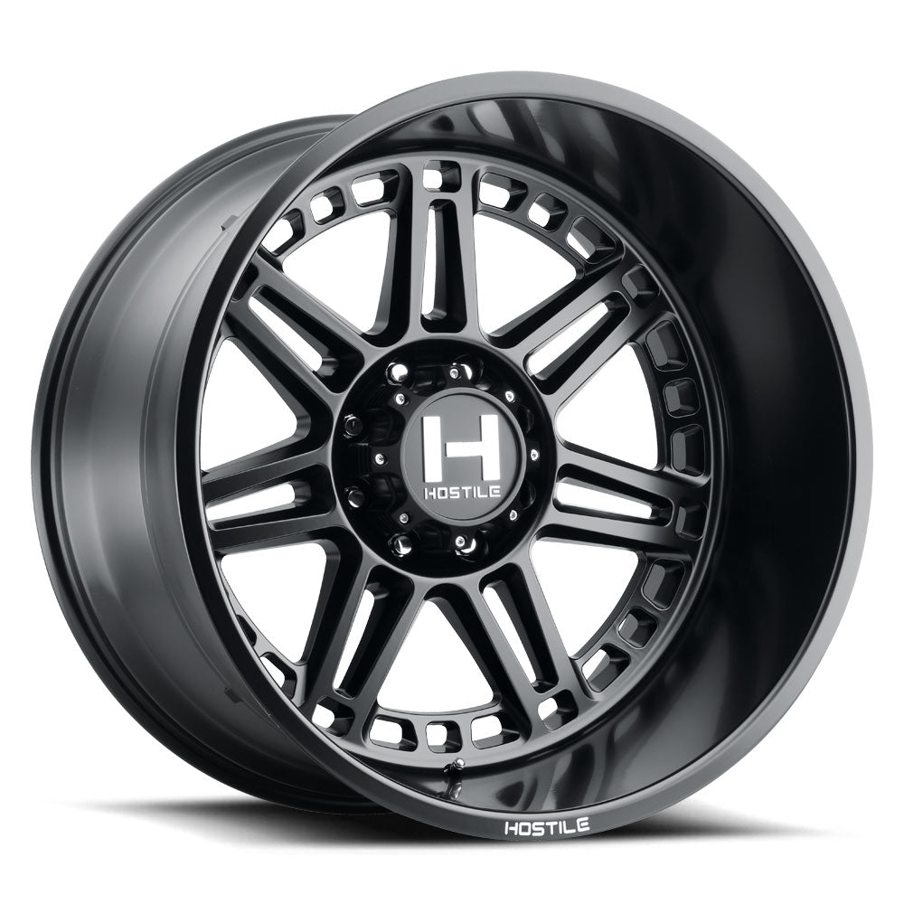 Hostile Lunatic (Truck Series) 24x14, 8x180, ET-76, CB125.2, Asphalt - H124-2414818045BB