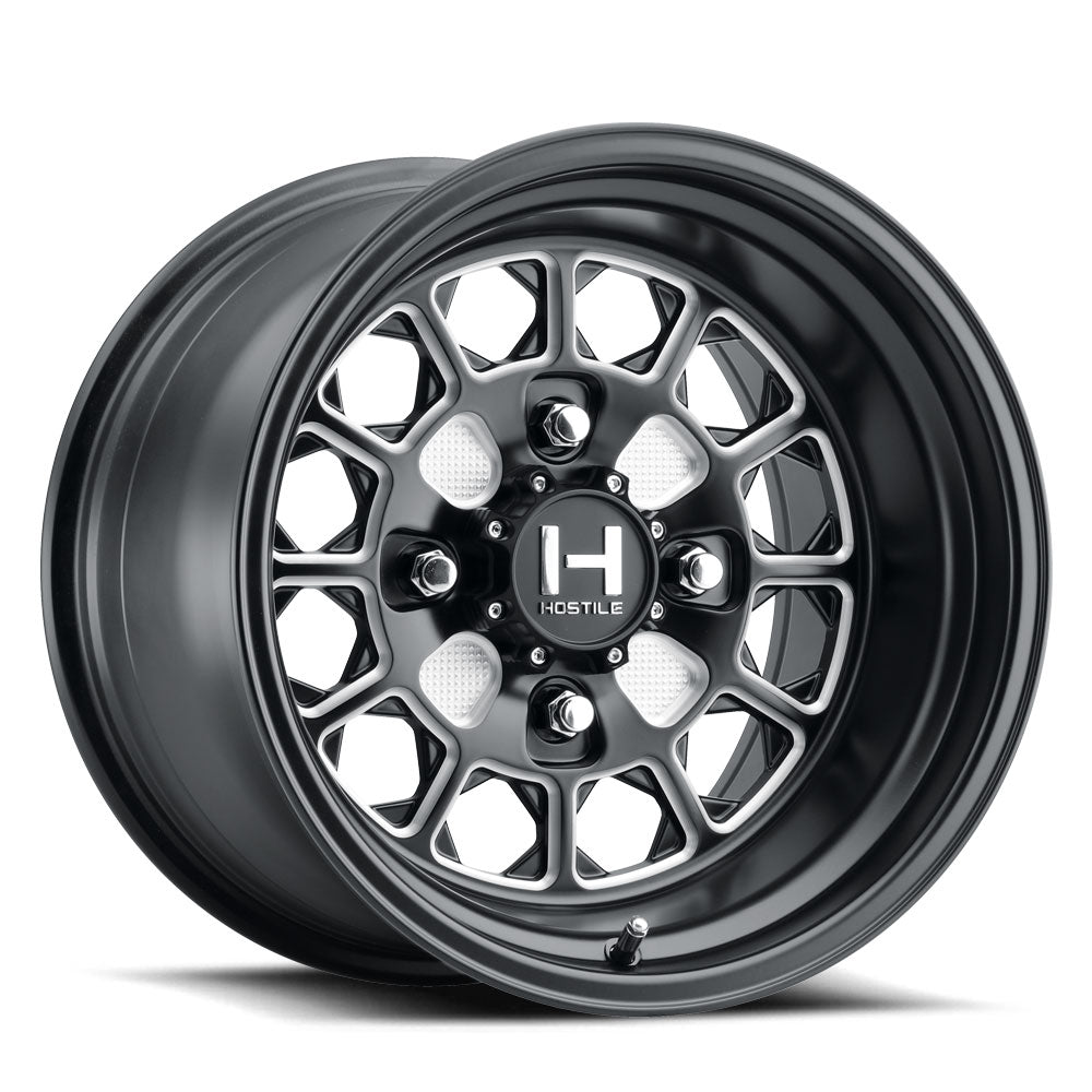 Hostile (UTV) Pismo, 15x8, 4x156, ET0, CB132, Blade Cut (Satin)