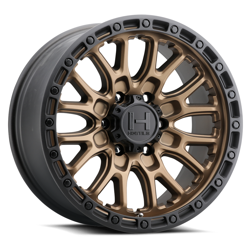 Hostile Ridgecrest (Desert Series) 17x9, 5x127, ET-12, CB78.1, Bronze - H135-1790512745Z