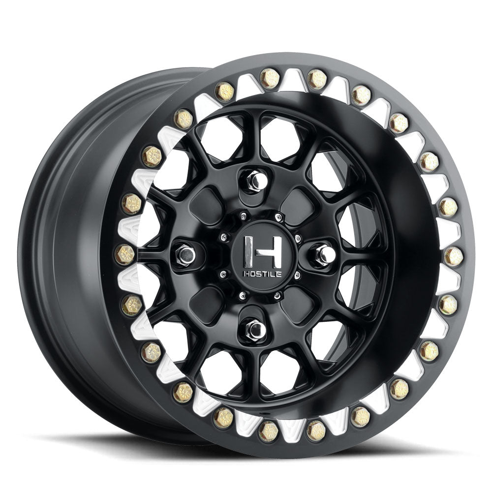 Hostile (UTV) Pismo-Beadlock, 15x10, 4x137, ET0, CB110.2, Asphalt (Satin)