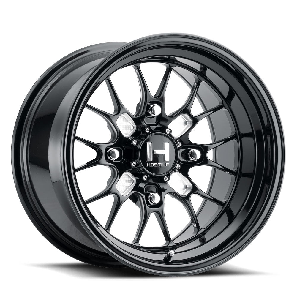 Hostile (UTV Forged) Boost, 15x7, 4x137, ET13, CB110.2, Blade Cut (Gloss)