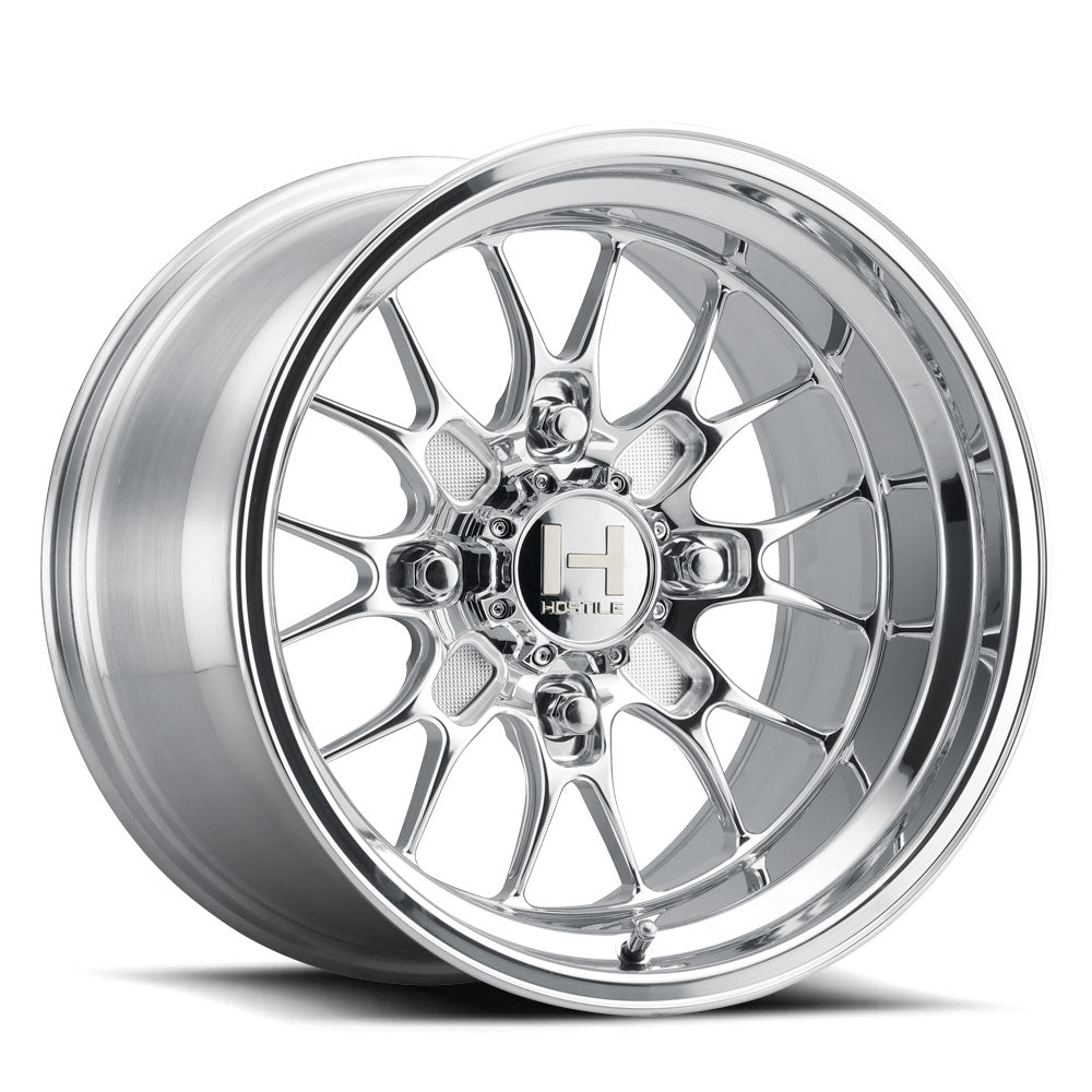 Hostile (UTV Forged) Boost, 15x13, 4x156, ET-50, CB132, Polished